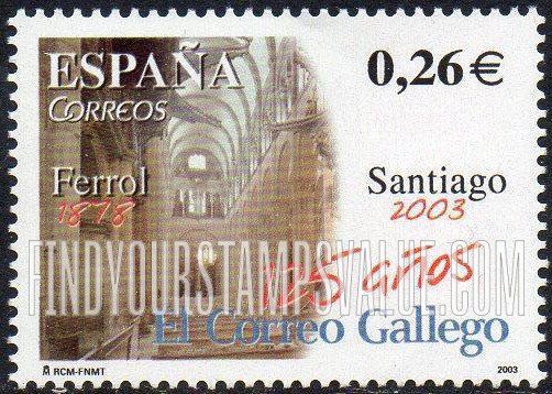 FindYourStampsValue: El Correo Gallego Newspaper, 125th Annversary