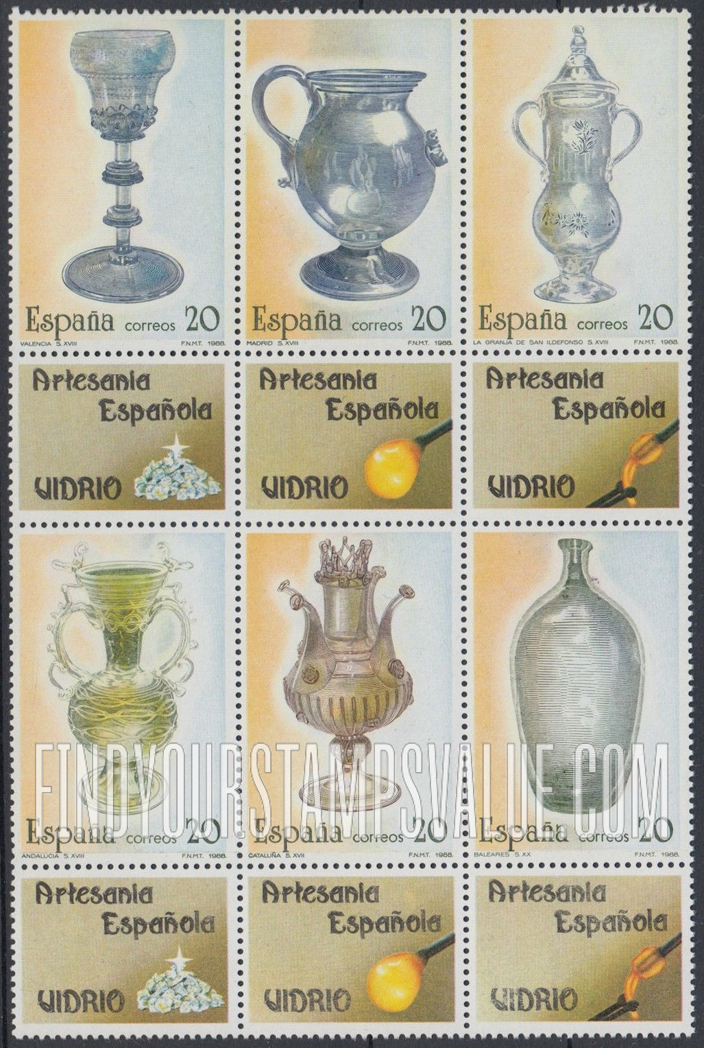 FindYourStampsValue: Glassware