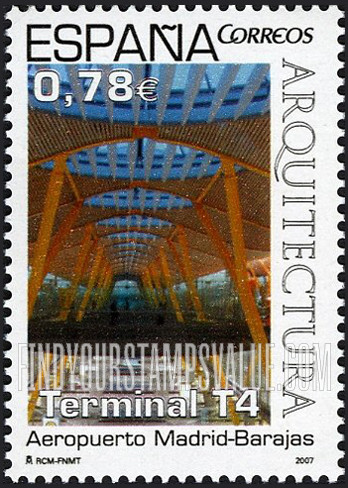 FindYourStampsValue: Architecture: Barajas Airport, Madrid
