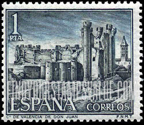 FindYourStampsValue: Valencia de Don Juan Castle