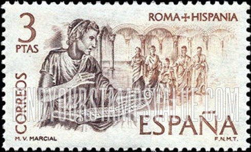 FindYourStampsValue: Marcus Valerius Martial lecturing