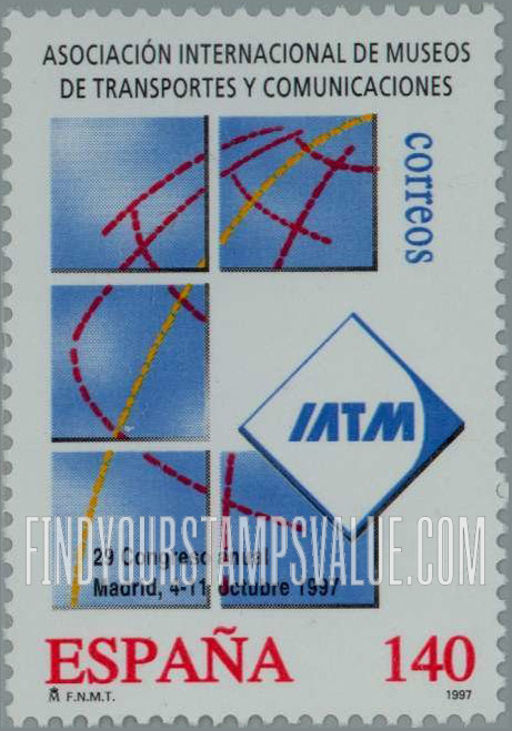 FindYourStampsValue: 29th International Congress of Transport and Communications Museums, Madrid