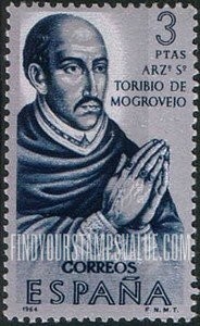FindYourStampsValue: Builders of the New World: Archbishop Toribio de Mogrovejo
