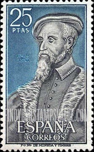 FindYourStampsValue: Andres Laguna, 16th cenury physician