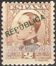 FindYourStampsValue: Revolutionary Issues Madrid Issue: King Alfonso XIII