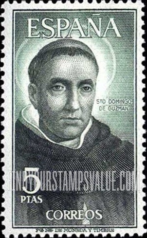 FindYourStampsValue: St. Dominic de Guzman (1170-1221)