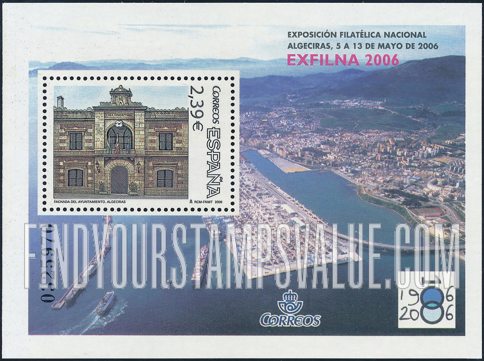 FindYourStampsValue: Exfilna 2006 Philatelic Exhibition, Algeciras