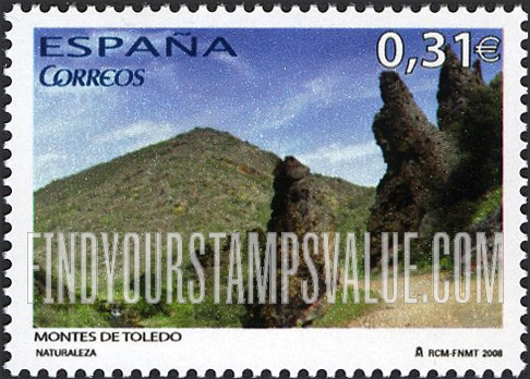 FindYourStampsValue: Landscapes: Montes de Toledo