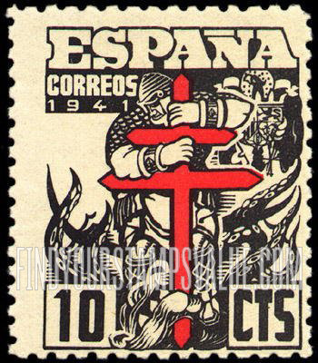 FindYourStampsValue: Postal Tax: Tuberculosis Fund, Knight and Lorraine Cross
