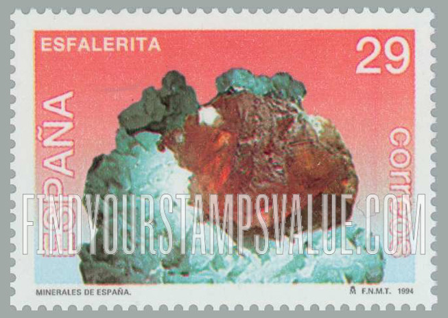 FindYourStampsValue: Minerals: Sphalerite