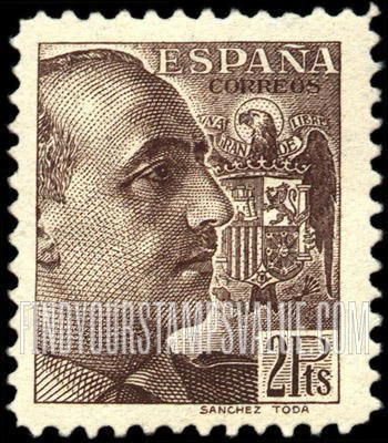 FindYourStampsValue: Gen. Francisco Franco