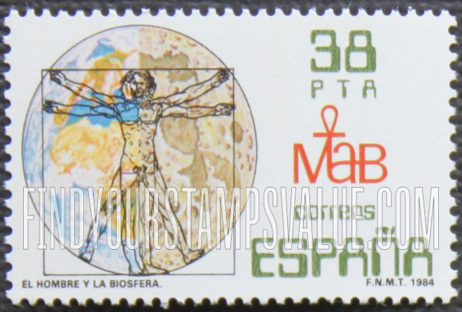 FindYourStampsValue: Man and the Biosphere: da Vinci’s Study of Man