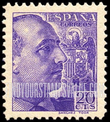 FindYourStampsValue: Gen. Francisco Franco