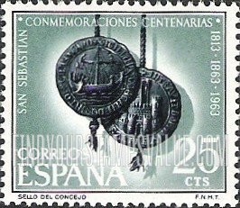 FindYourStampsValue: Seal of Council of San Sebastian