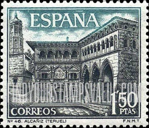 FindYourStampsValue: Tourism: Alcañiz Castle, Teruel