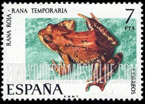 FindYourStampsValue: Leaf frog