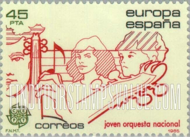 FindYourStampsValue: Europa β85: National Youth Orchestra