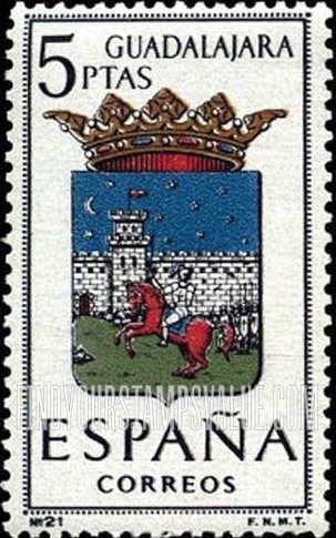 FindYourStampsValue: Provincial Arms Issue: Guadalajara