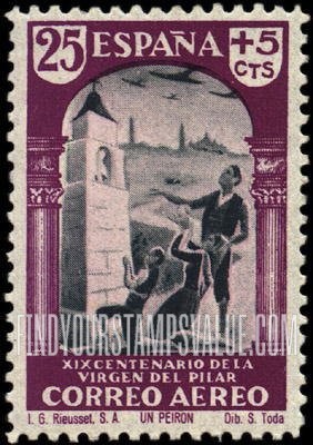 FindYourStampsValue: Air Post Semi-Postal: Monument