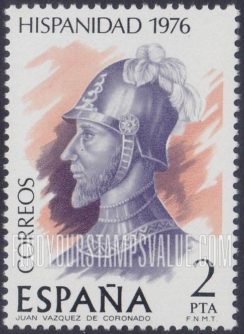 FindYourStampsValue: Juan Vazquez de Coronado