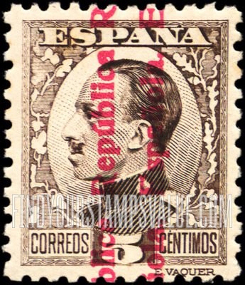 FindYourStampsValue: General Issue of the Republic: King Alfonso XIII