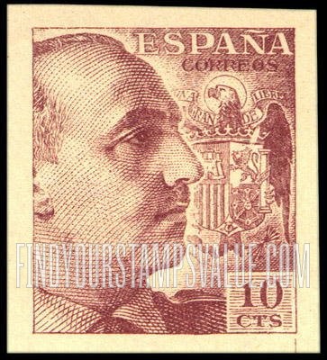 FindYourStampsValue: Postal Tax: Gen. Francisco Franco