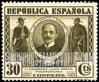 FindYourStampsValue: Official: Pan-American Postal Union Congress, Francisco García y Santos