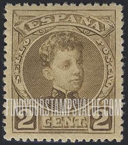 FindYourStampsValue: King Alfonso XIII