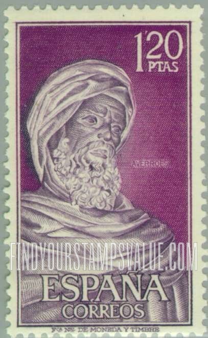 FindYourStampsValue: Averroes (1120-1198), Physician and Philosopher