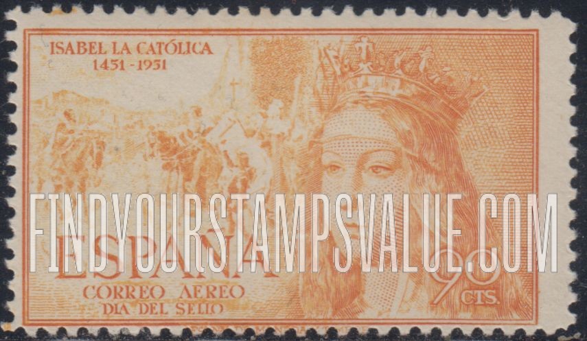 FindYourStampsValue: Air Post: Isabella I