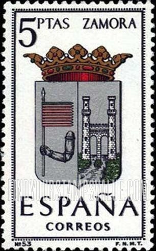 FindYourStampsValue: Provincial Arms Issue: Zamora