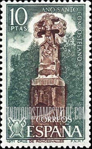 FindYourStampsValue: Cross of Roncesvalles