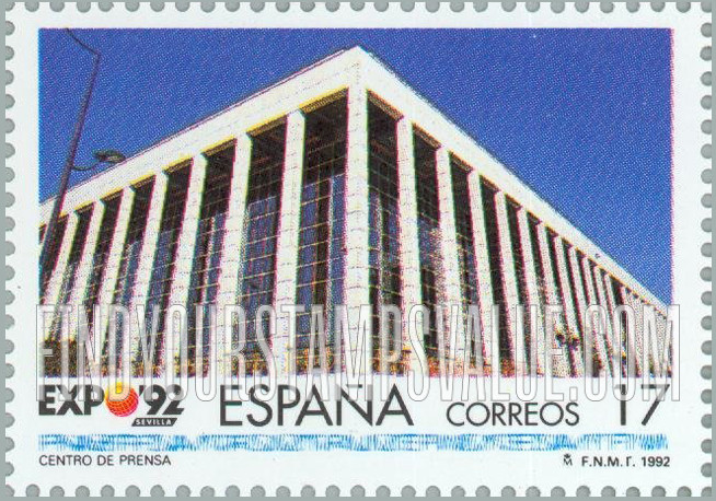 FindYourStampsValue: Expo β92, Seville: Press center