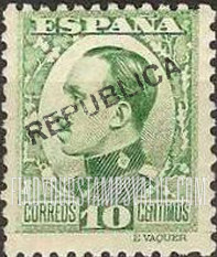 FindYourStampsValue: Revolutionary Issues Madrid Issue: King Alfonso XIII