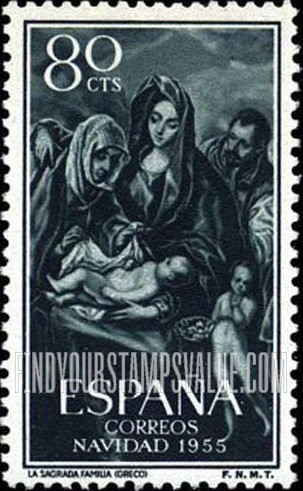 FindYourStampsValue: “Holy Family” by El Greco