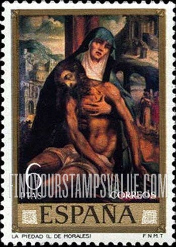 FindYourStampsValue: Morales Paintings: Pieta