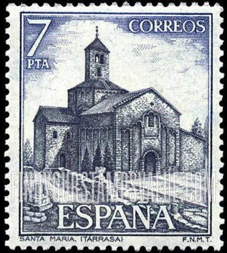 FindYourStampsValue: Tourism: Church of St. Mary, Tarrasa