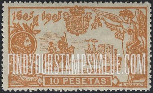 FindYourStampsValue: Don Quixote: The Enchanted Lady