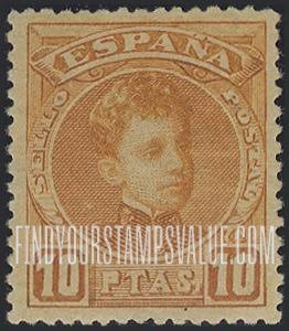 FindYourStampsValue: King Alfonso XIII