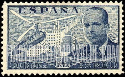 FindYourStampsValue: Air Post: Juan de la Cierva and his Autogiro over Madrid