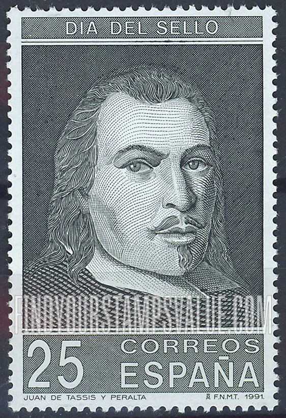 FindYourStampsValue: Juan de Tassis y Peralta (1582-1622), Postal Reformer
