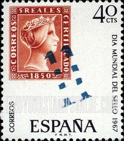 FindYourStampsValue: Numeral Postmark No. 3 of 1850