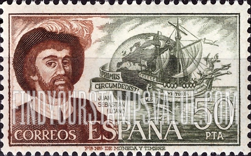 FindYourStampsValue: Navigators: Juan Sebastian Elcano