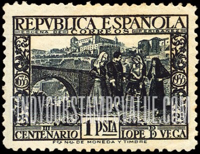 FindYourStampsValue: Alcántara and Alcázar, Toledo