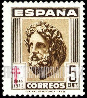 FindYourStampsValue: Postal Tax: Tuberculosis Fund, Aesculapius