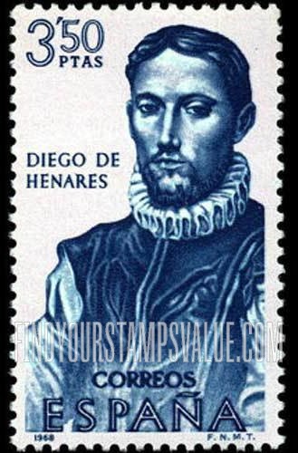 FindYourStampsValue: Builders of the New World: Diego de Henares