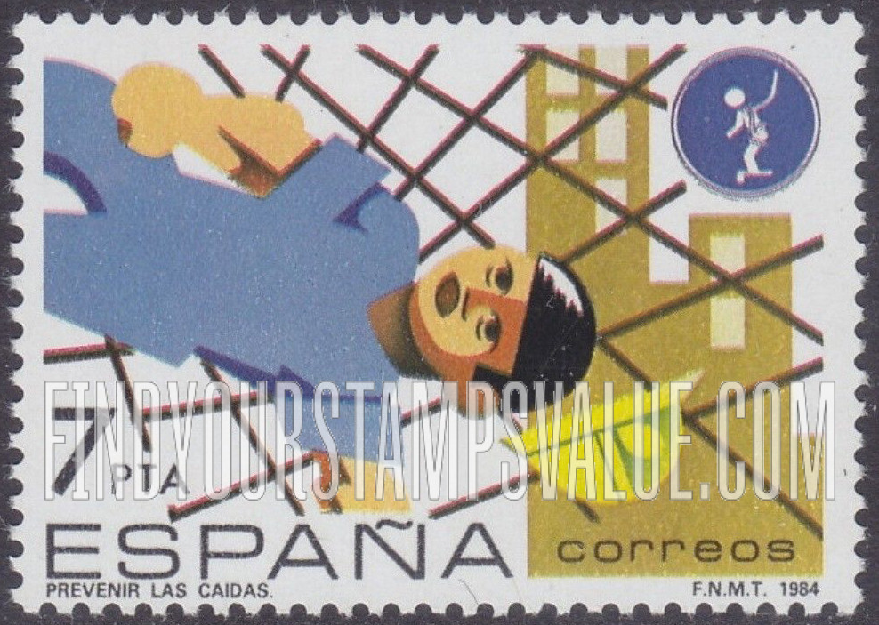 FindYourStampsValue: Industrial Accident Prevention: Construction worker