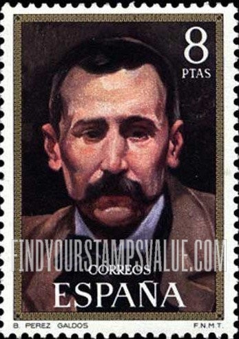FindYourStampsValue: Benito Perez Galdos, writer