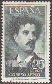 FindYourStampsValue: Air Post: Mariano Fortuny y Carbo (1838-1874), Painter