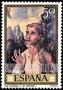 FindYourStampsValue: St. Stephen, by Luis de Morales